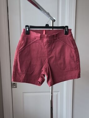 Spanx Women's Shorts Dark Red Small